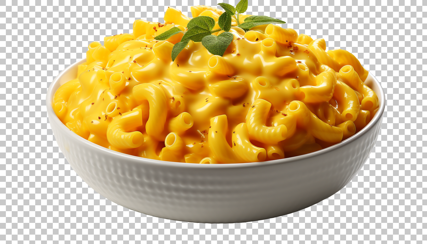 High-Quality Macaroni and Cheese Transparent png, Pasta Dish, Cheesy Indulgence