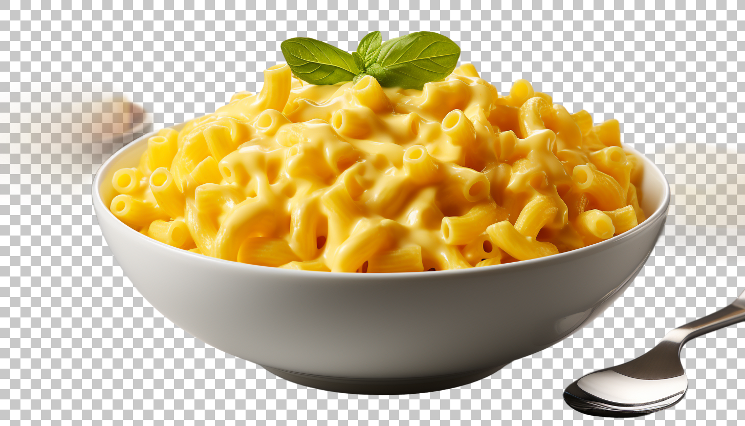 Macaroni and Cheese Pasta Food png, Creamy Delight, Comfort Cuisine