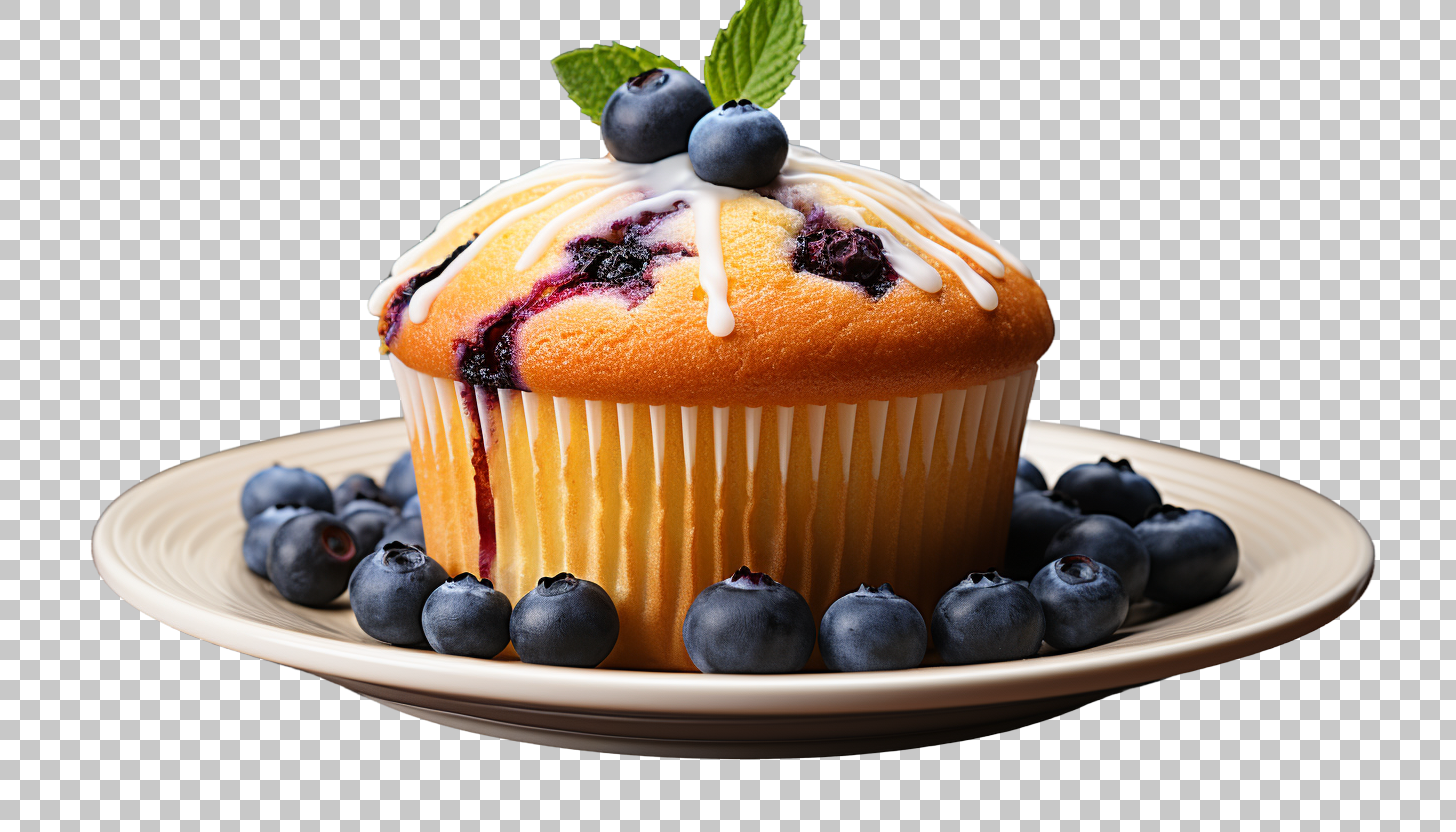 Muffin Breakfast Blueberry Baked Food png Ingredients, Homemade Baking, Traditional Flavor