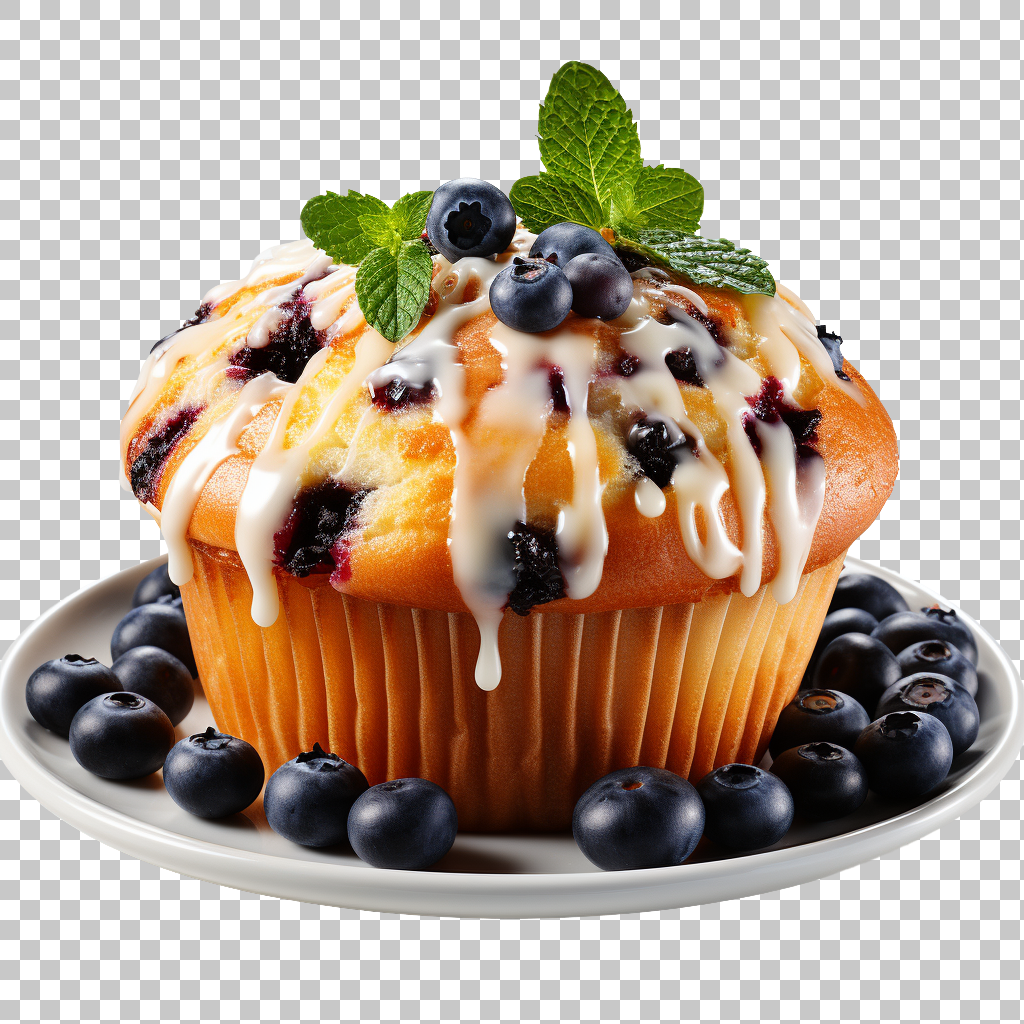 Muffin Breakfast Blueberry Baked Food png Clipart, Morning Pastry, Flavorful Indulgence