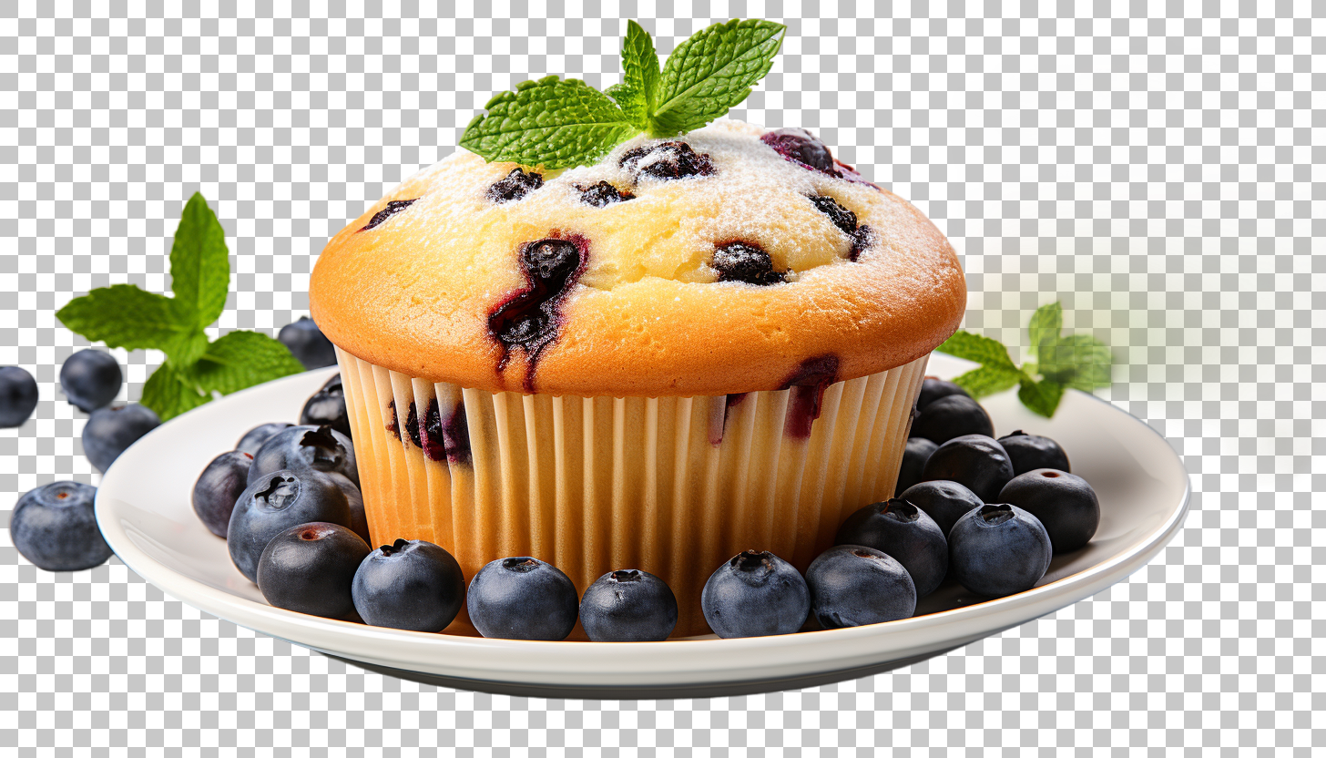 Muffin Breakfast Blueberry Baked Food png Meal, Authentic Recipe, Morning Delight