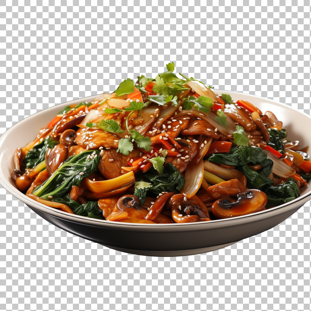 Pad See-Ew Thai Stir-Fried Wide Noodles Vegetables Food Design png, Stir-Fry Tradition, Homemade Flavor