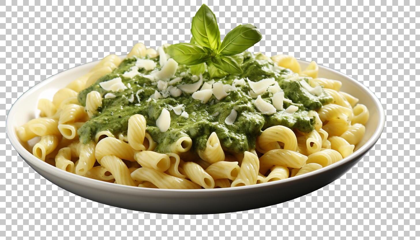 Pesto Pasta Italian Basil Pine Nuts Sauce Food Illustrations png, Italian Flavor, Home Cooking