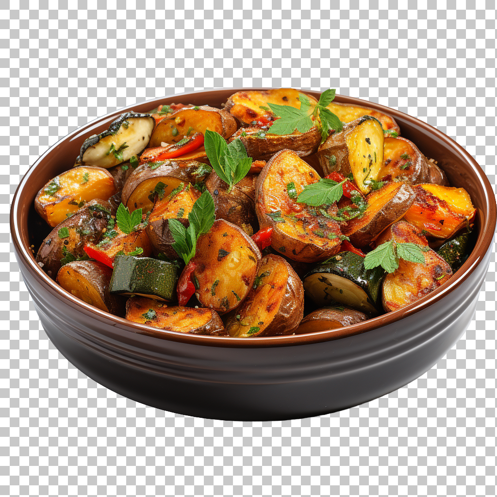 Ratatouille French vegetables food png, classic French recipe, delicious and healthy