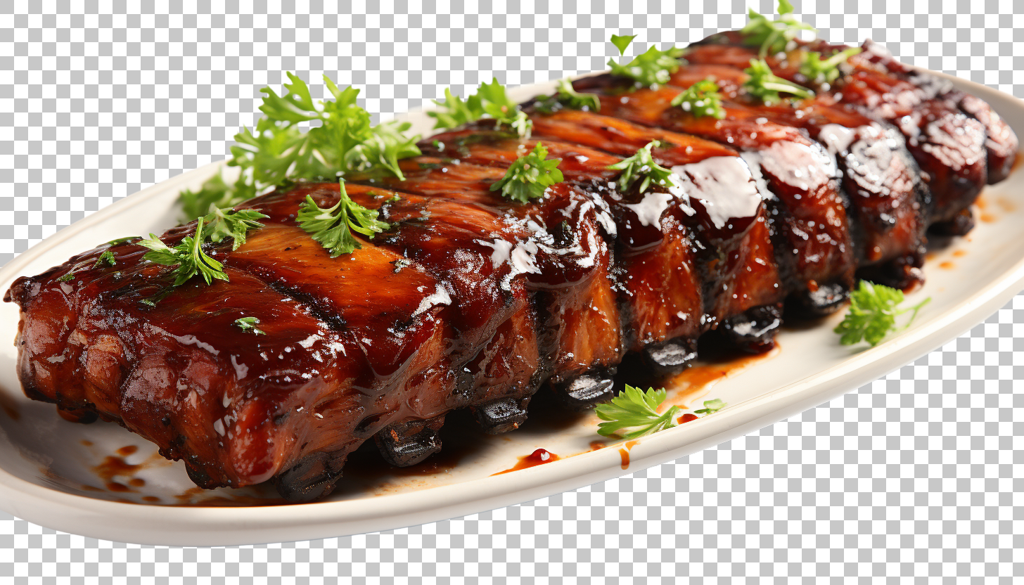 Ribs barbecue meaty saucy smoked food png images delicious barbecue