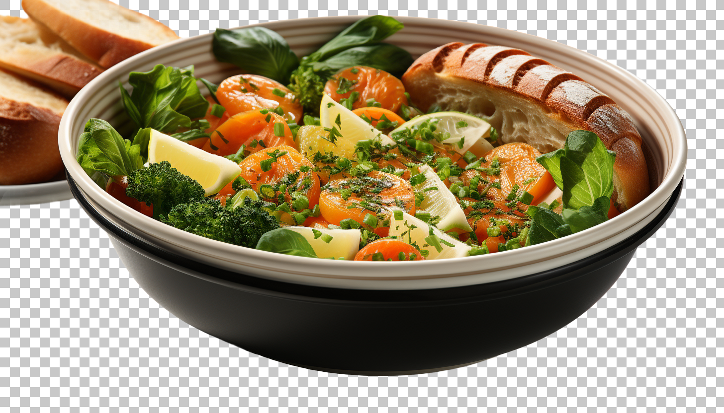 Soup broth vegetables bowl warm food png, satisfying dish, hearty goodness
