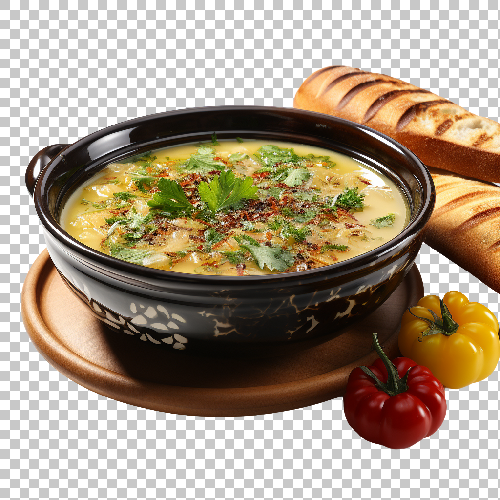 soup broth vegetables bowl warm food png, soothing meal, comforting warmth