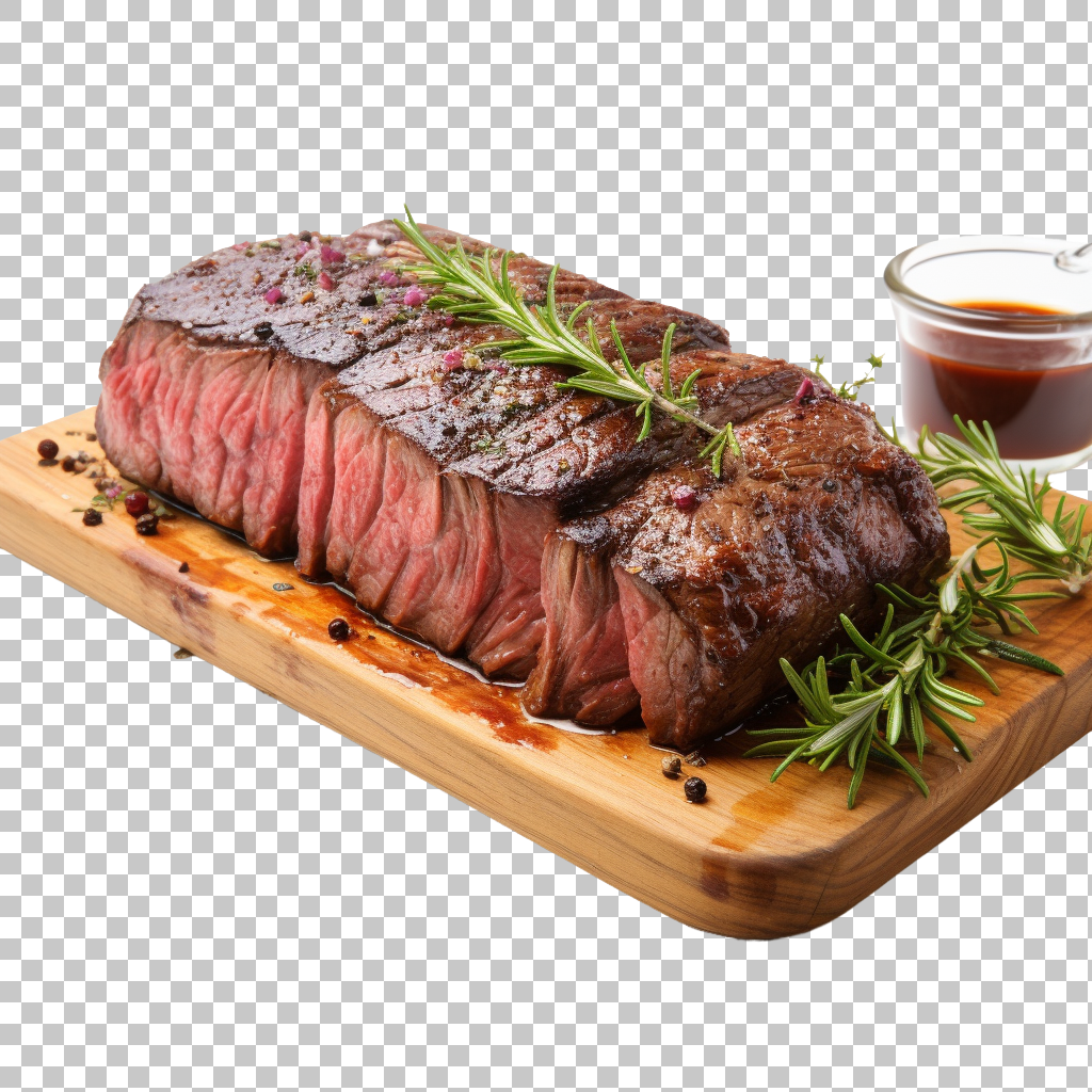 Steak PNG bie, Flavorful Grilled Meat, Cooked