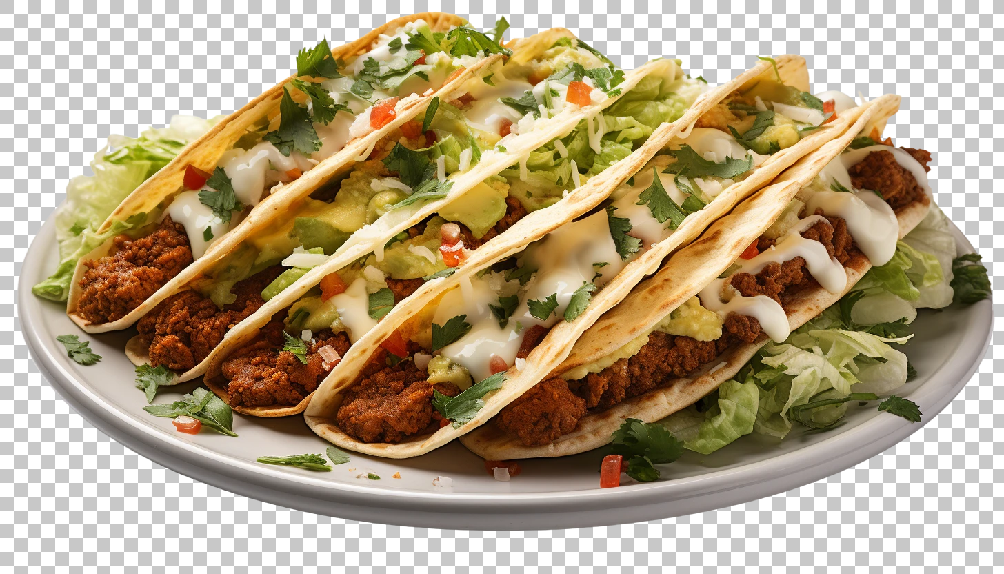 Delicious Tacos with Spicy Filling png, bie, Flavorful Fiesta