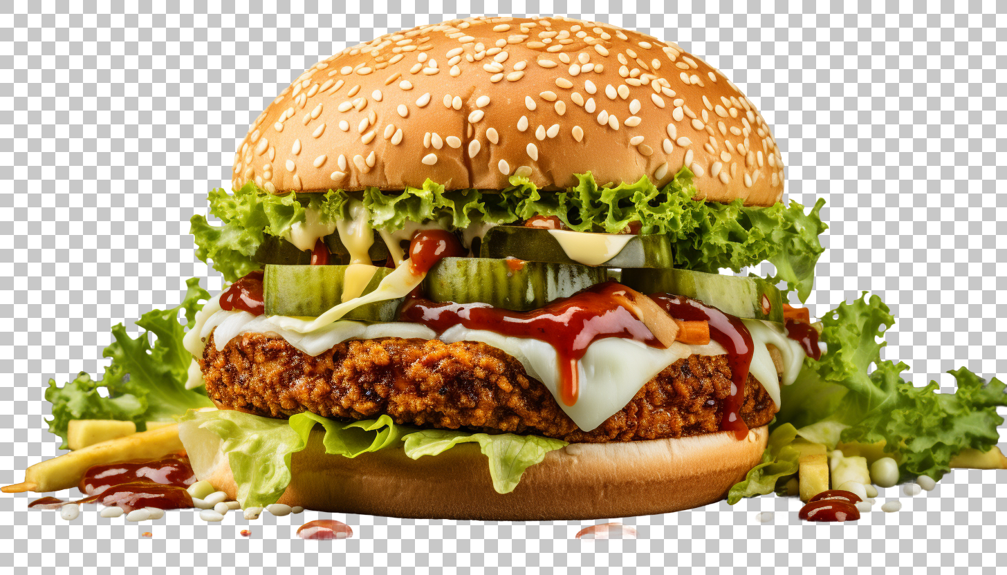 Veggie Burger Patty Bun Toppings png, Plant-Based Meal, Flavorful Dish