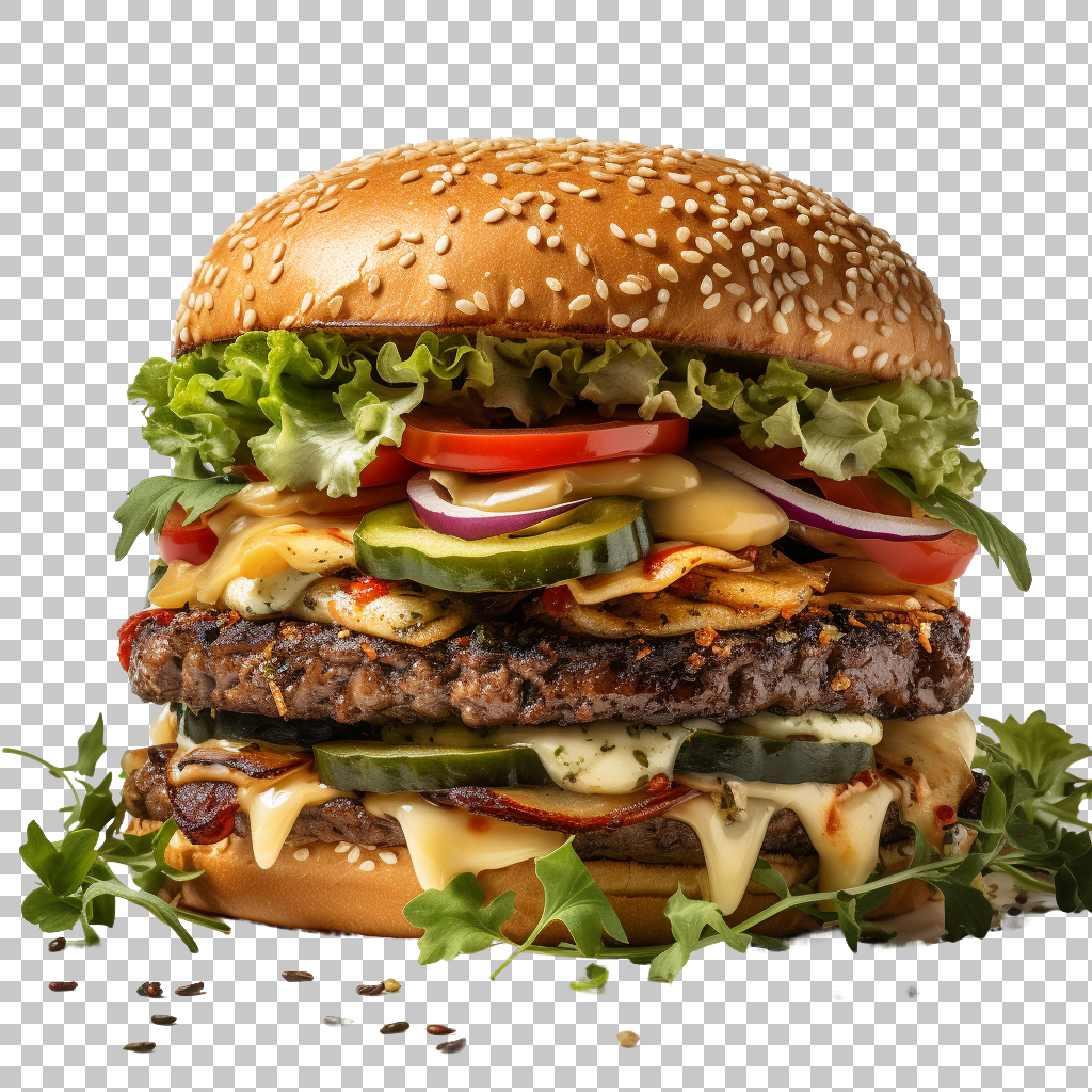 Veggie Burger Patty Bun Toppings png, Plant-Based Goodness, Delicious Meal
