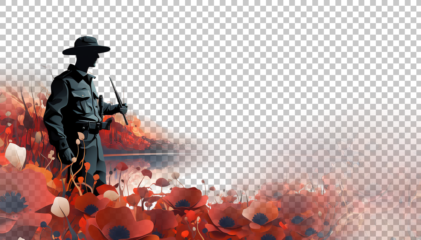 Anzac Day Commemoration png, Sacrifice Remembered, Patriotism