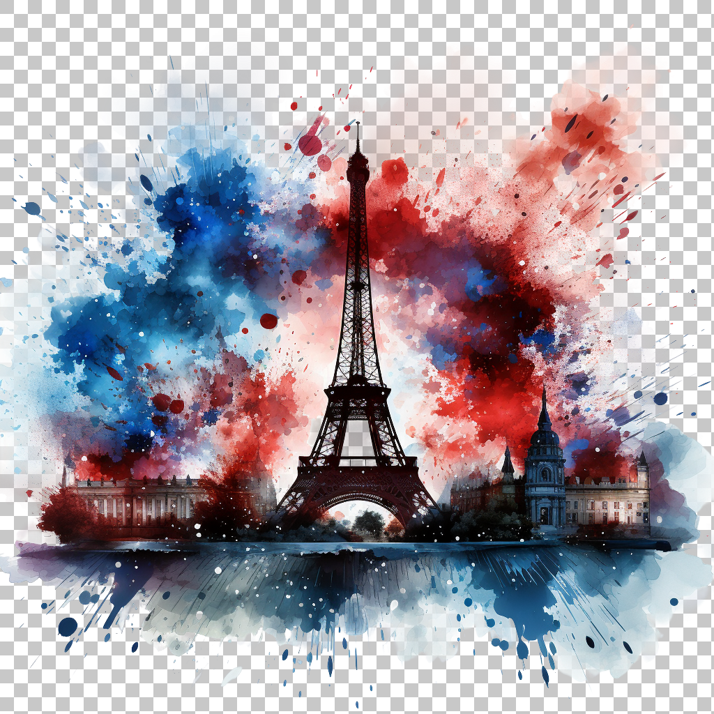 Bastille Day Fireworks png, French Pride, Annual Tradition