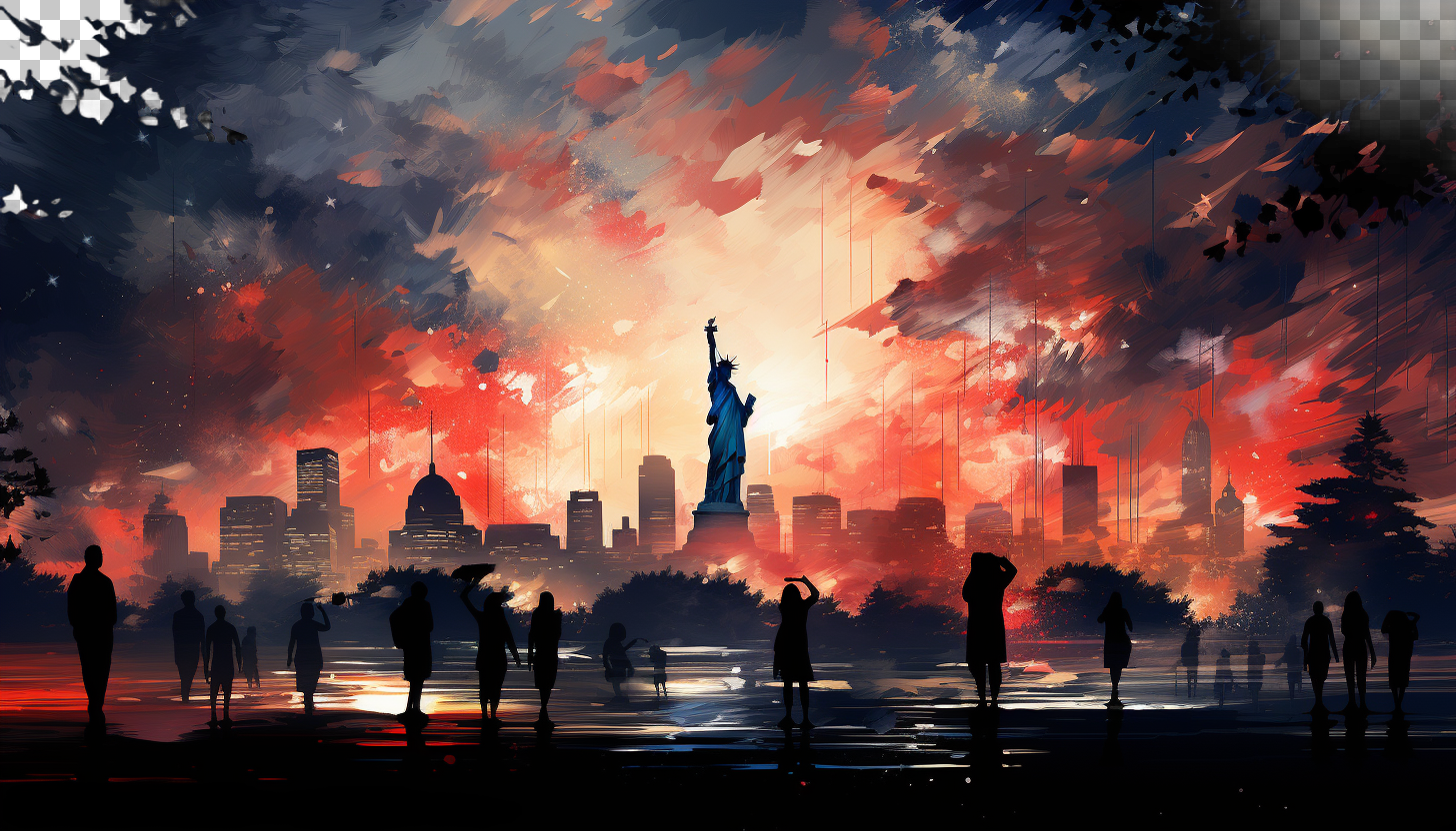 Independence Day Celebration png, Parade Event, Patriotic Spirit