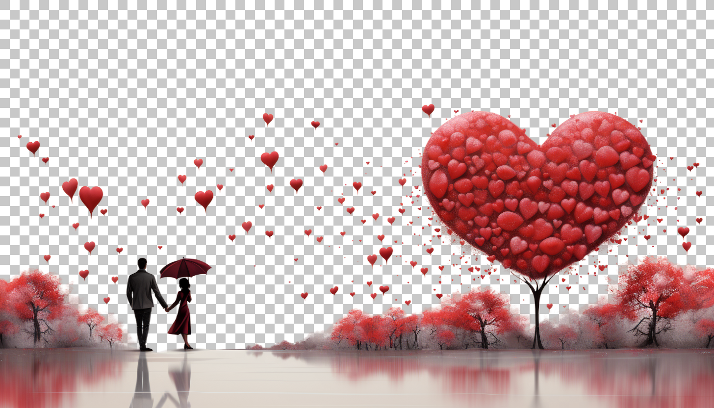 Valentine Day png, Romantic Sunsets, Love Scenery
