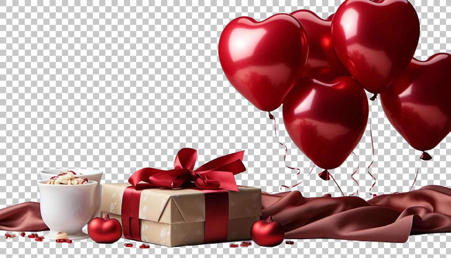 Valentine Day png, Candlelit Dinner, Intimate Evening