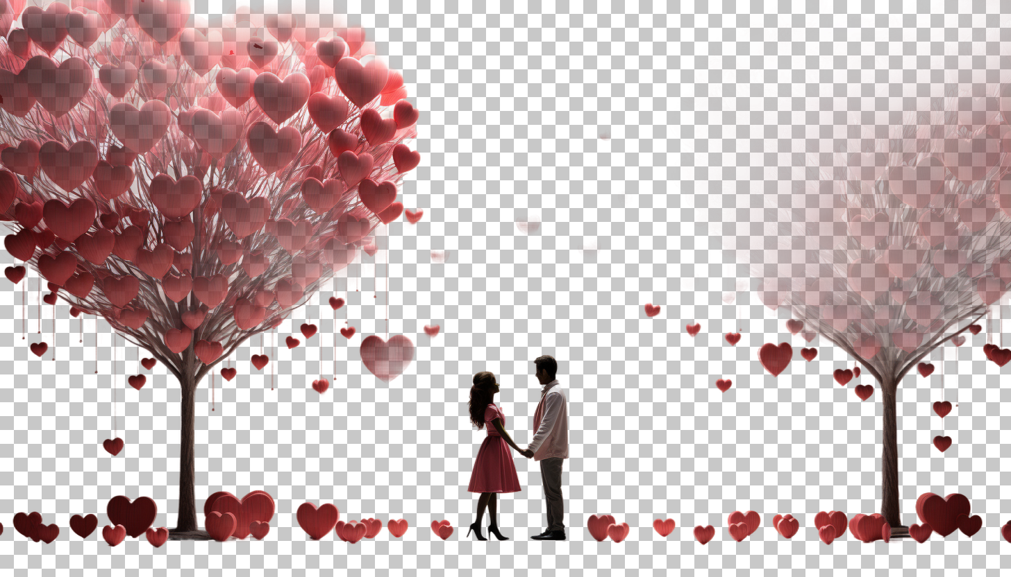 Valentine Day png, Red Roses Bouquet, Love Gesture