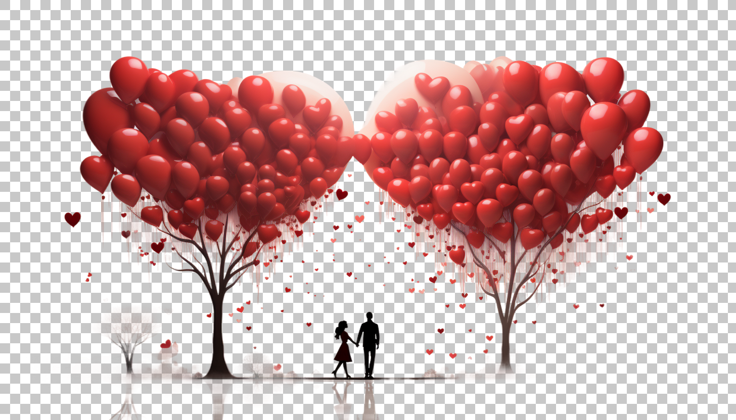 Valentine Day png, Romantic Dinner Date, Love Festivities