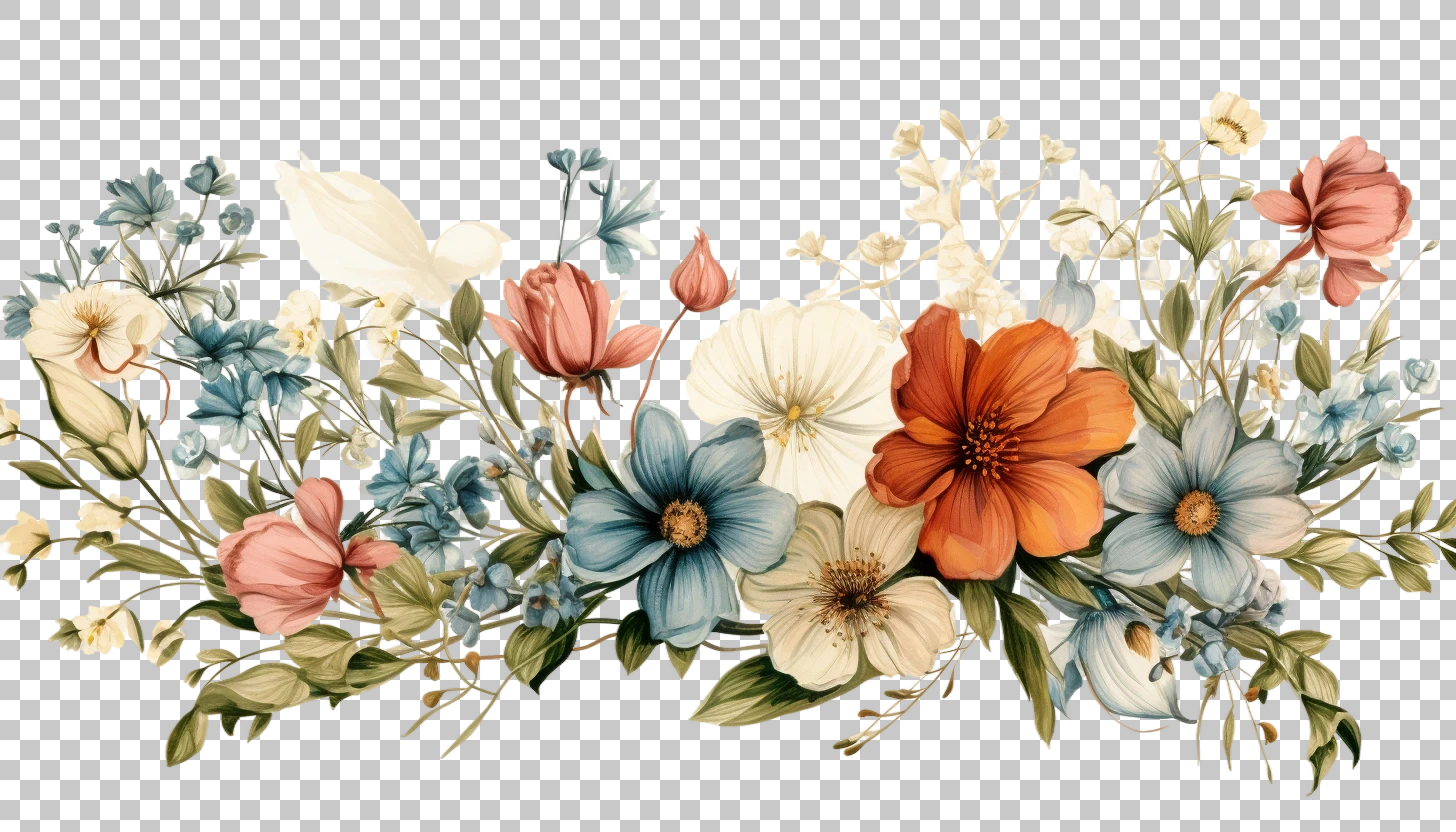 	
Watercolor Botanical Flower png, Floral Artwork, Nature Illustration
