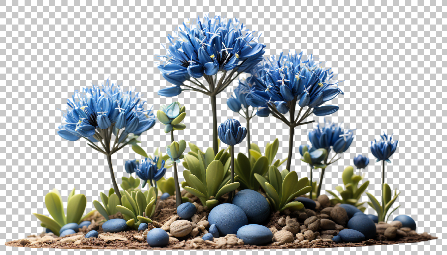 Agapanthus Africa Garden Flower png, Garden Ornament, Floral Decor