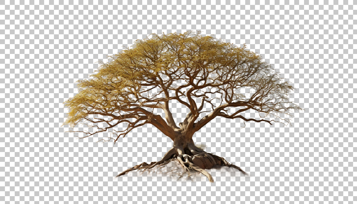 Boojum Tree png, Intriguing Desert Species, Singular Succulent Plant