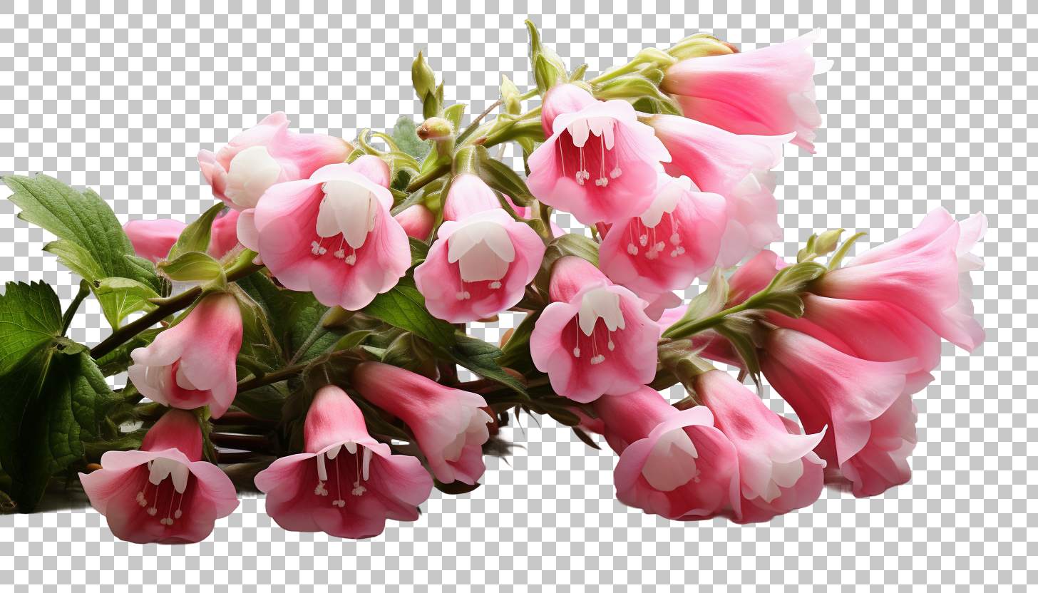 Foxglove Flower Graphic png, Summer Garden Bloom, Digital Illustration
