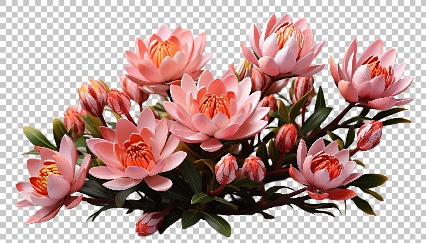 Exquisite Leucadendron cone shaped flowers png, Botanical illustrations, Floral varieties