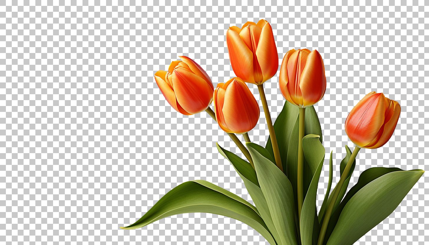 Tulip bulbs spring png, Colorful tulip bulbs, Springtime floral illustration