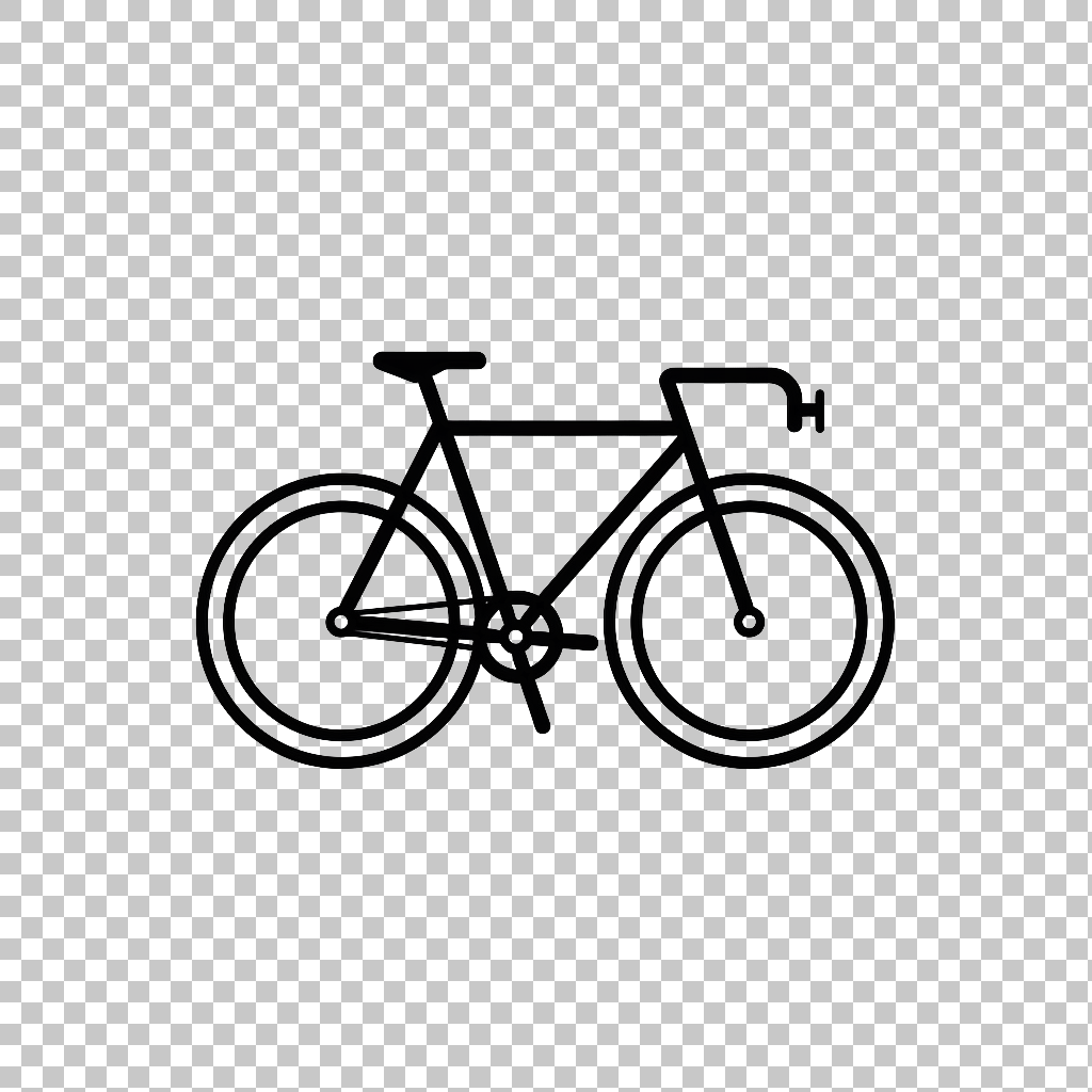 Bicycle icon png, Bike Symbol Graphic, Cycling Illustration