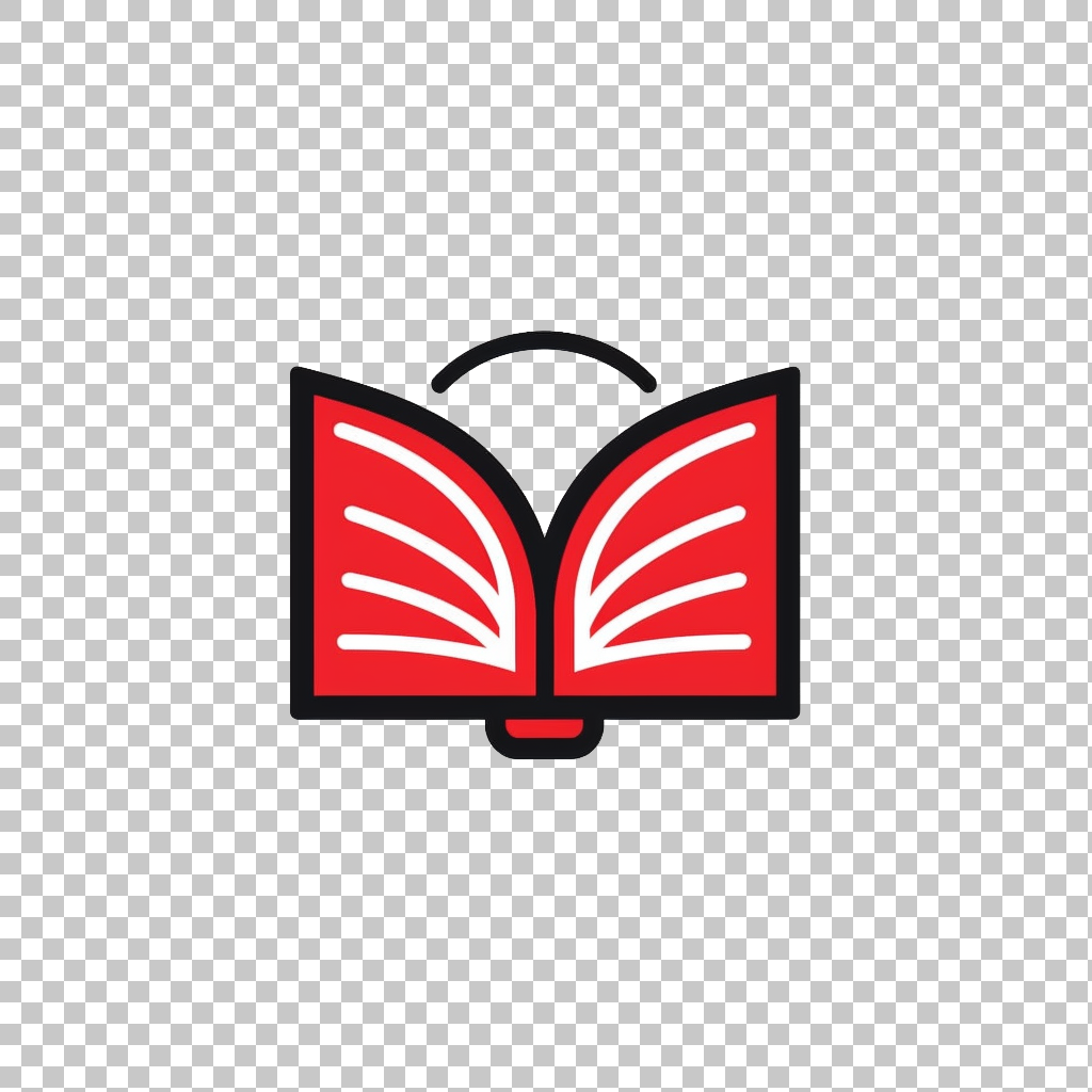 Book Icon on White Background png, Reading Material Graphic