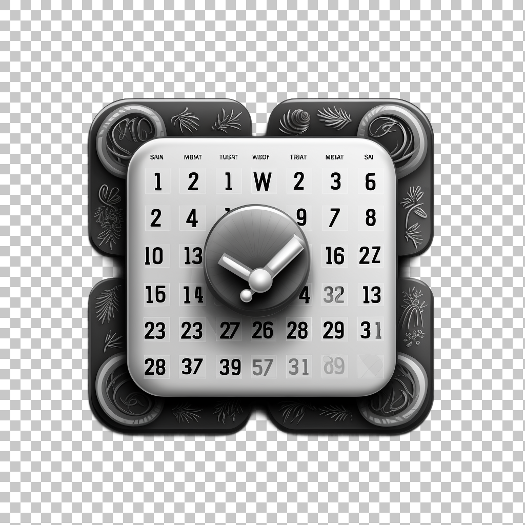 Calendar icon png, Event Planner Symbol, Time Management - Png Aura