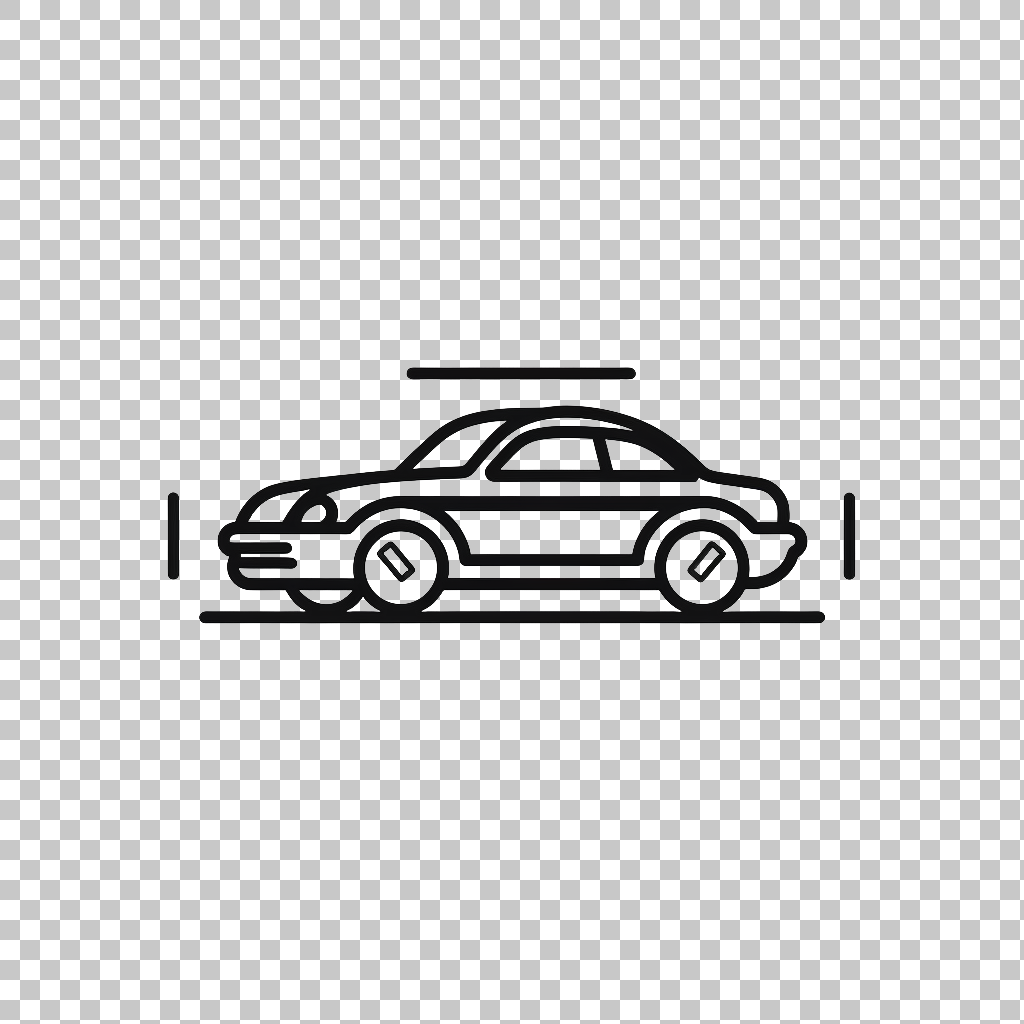 Black car icon png, Vehicle Illustration, Auto Symbol