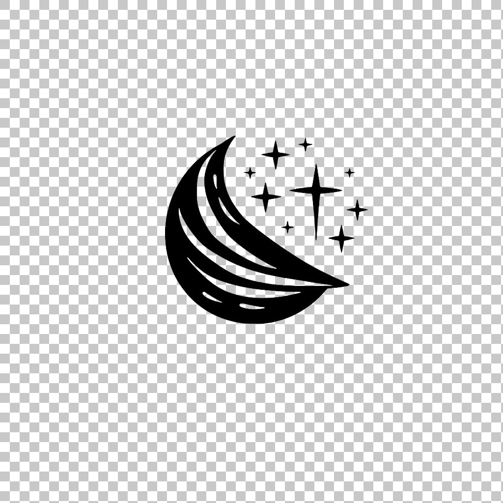 Comet icon png, Cosmic Phenomenon Symbol, Night Sky