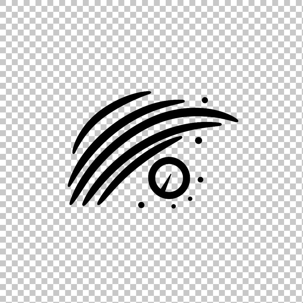 Comet icon png, Sky Symbol Illustration, Starry Night