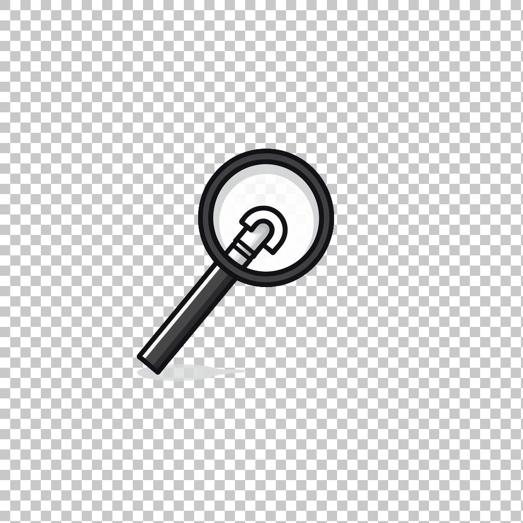 Magnifying glass icon png, Detective Symbol, Magnification Icon