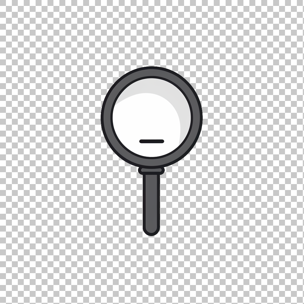 Magnifying glass icon png, Analyze Symbol, Lens Illustration