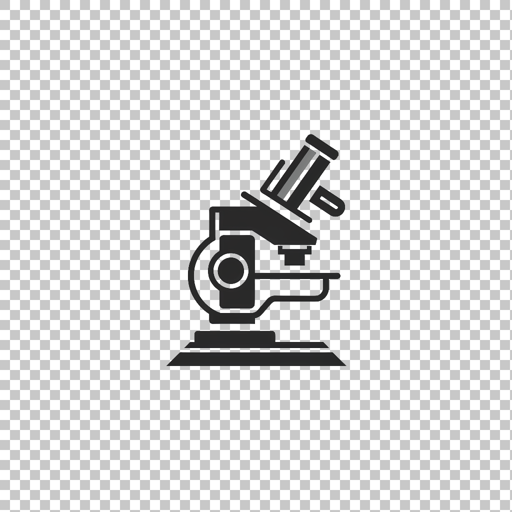 Microscope icon png, Exploration Tool, Laboratory Illustration
