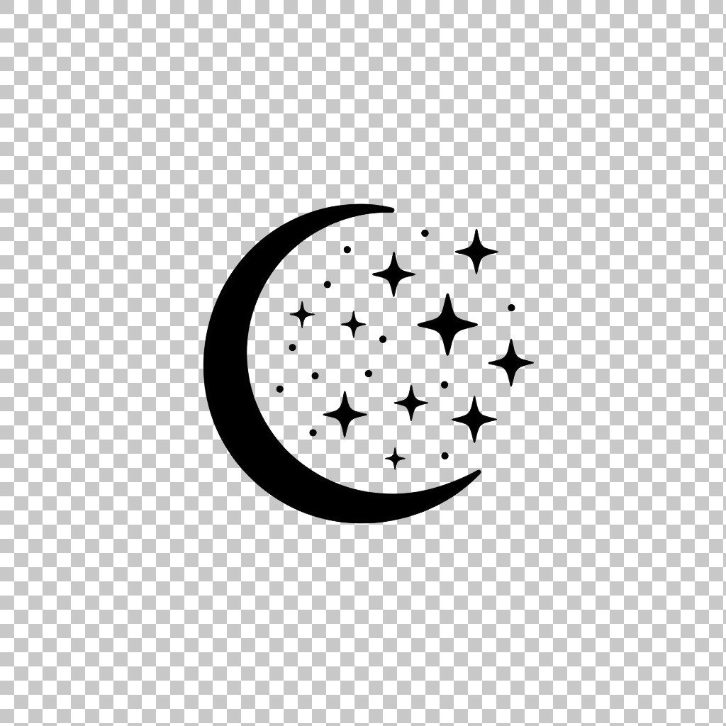 Moon icon png, Lunar Cycle Illustration, Celestial Sign