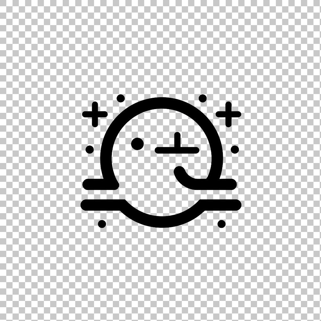 Moon icon png, Moon Glow Illustration, Lunar Symbol
