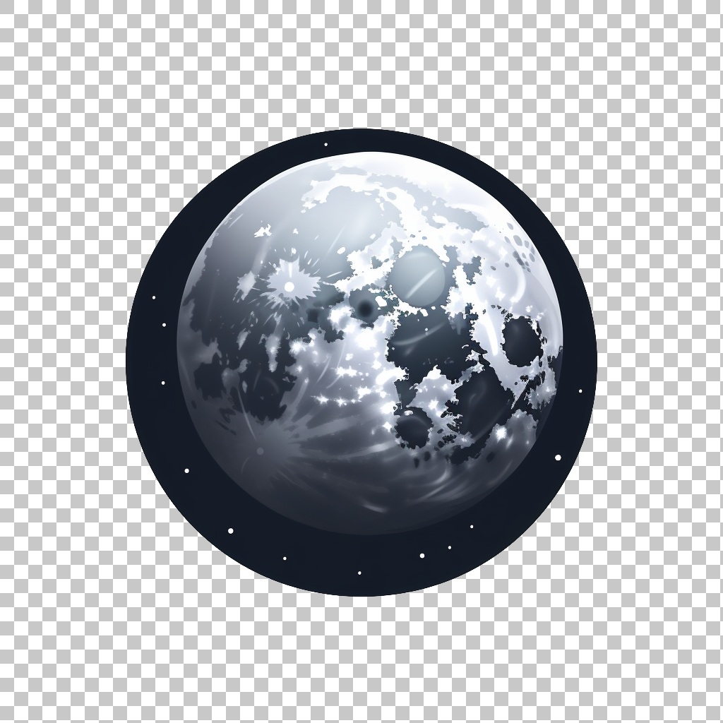Moon icon png, Lunar Eclipse Graphic, Celestial Sign