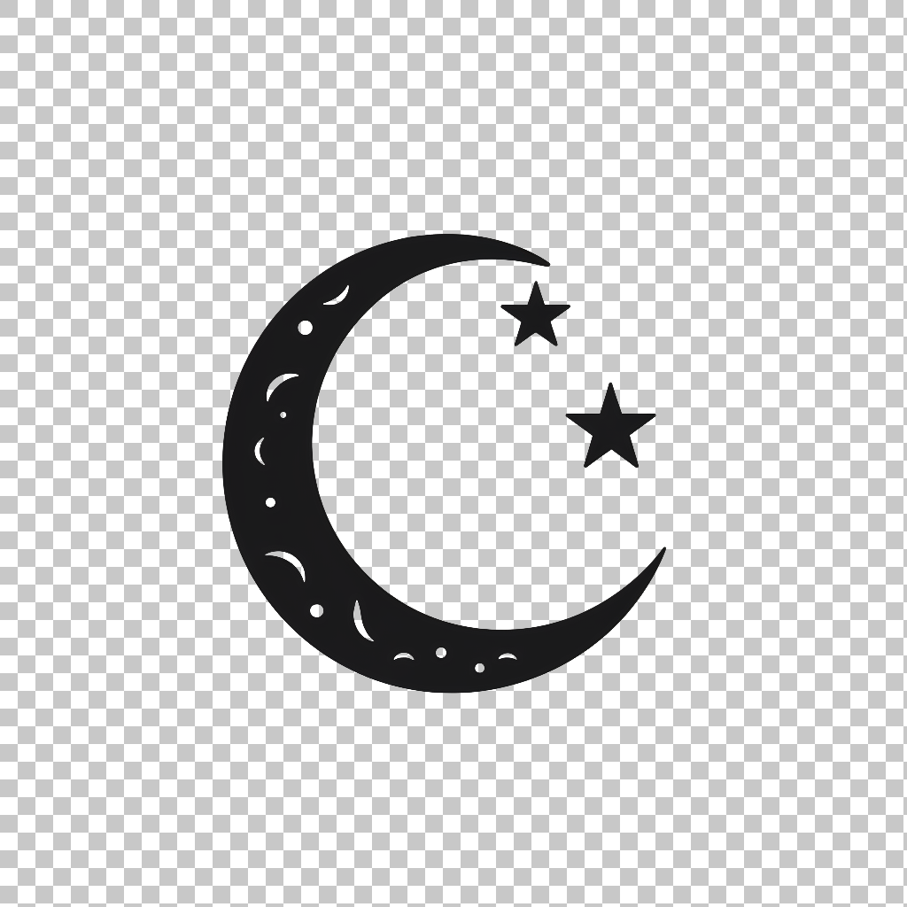Moon icon png, Moonlight Graphic, Celestial Symbol