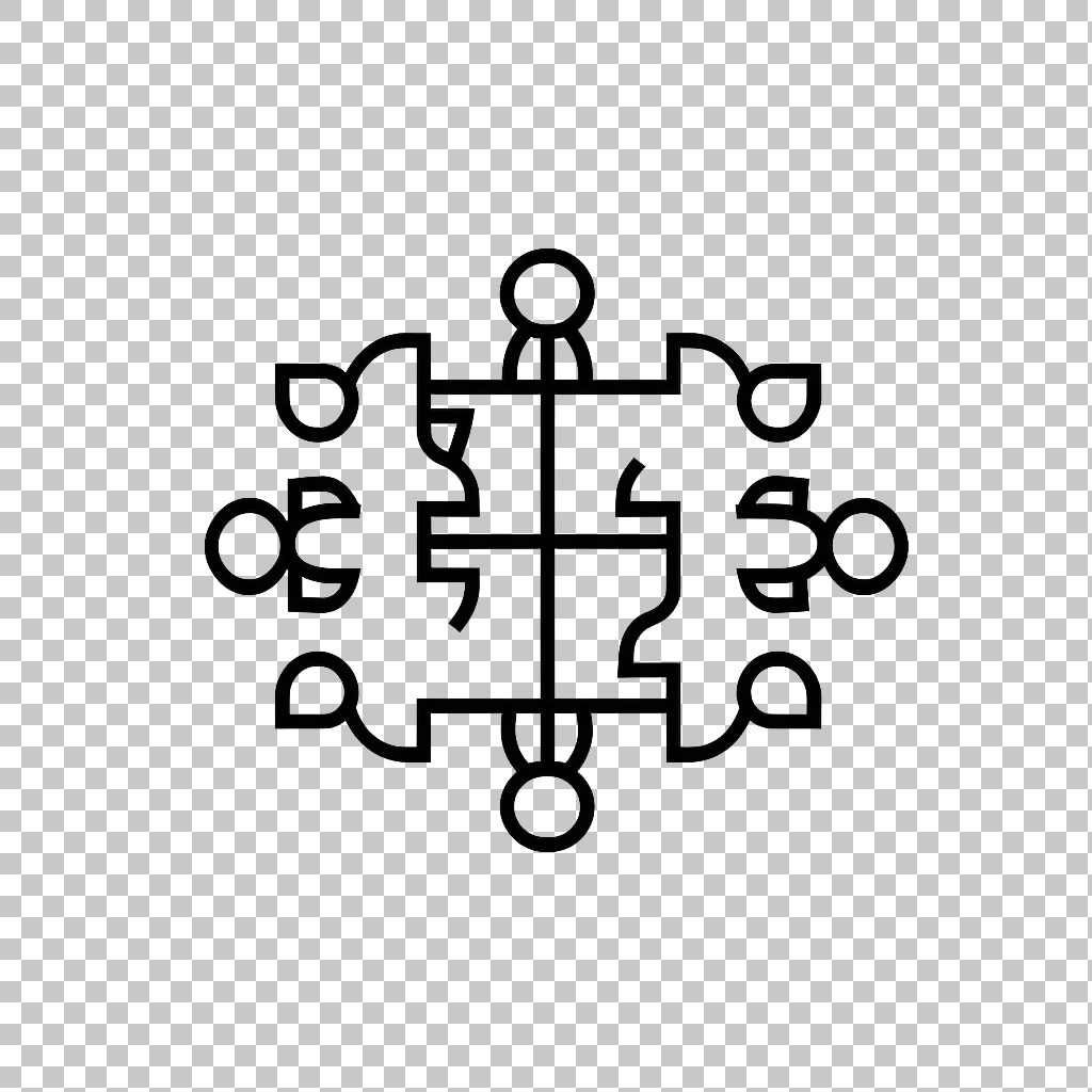 Puzzle Icon png, Brain Teaser Illustration, Challenge Symbol