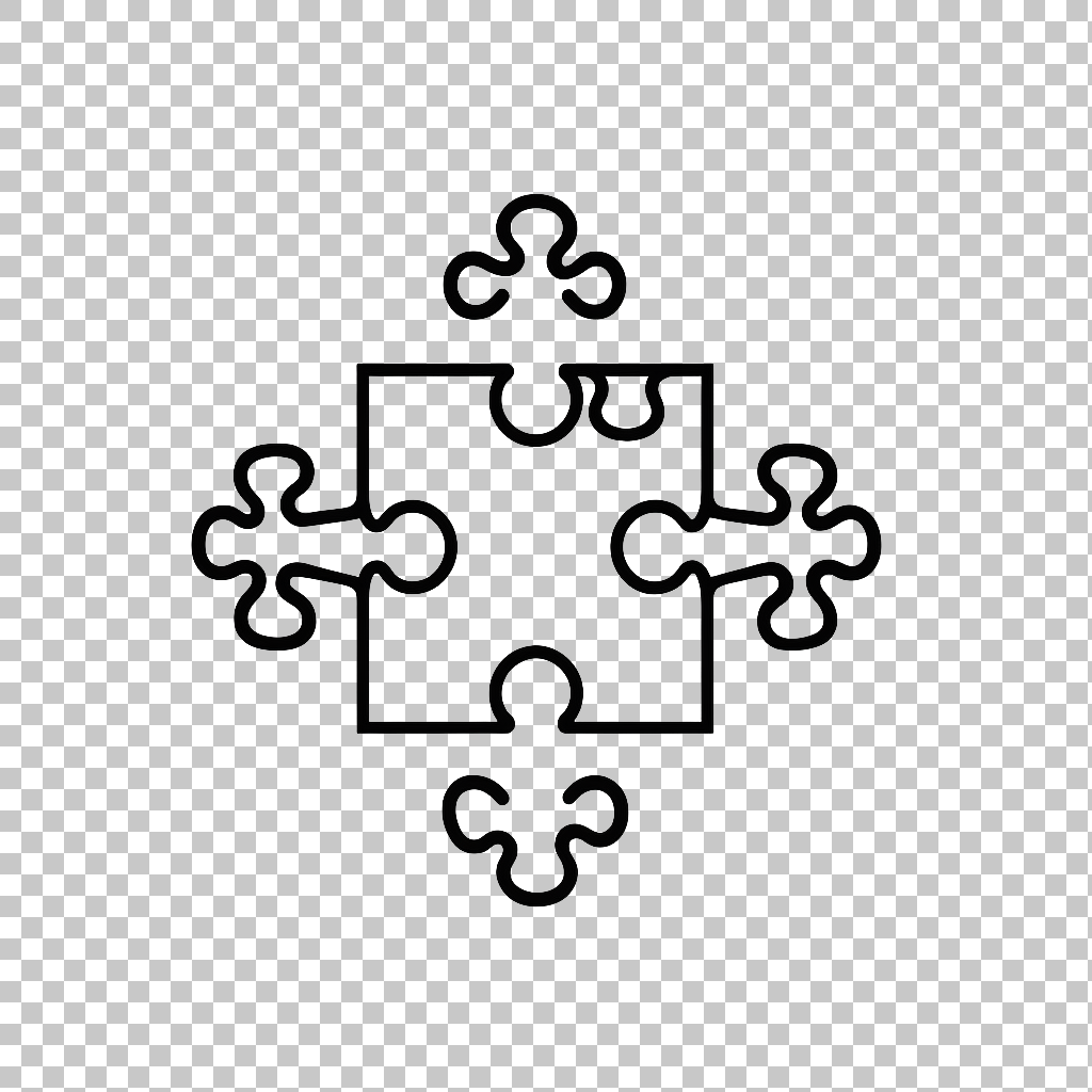 Puzzle Icon png, Puzzle Piece Graphic, Problem Solving Symbol