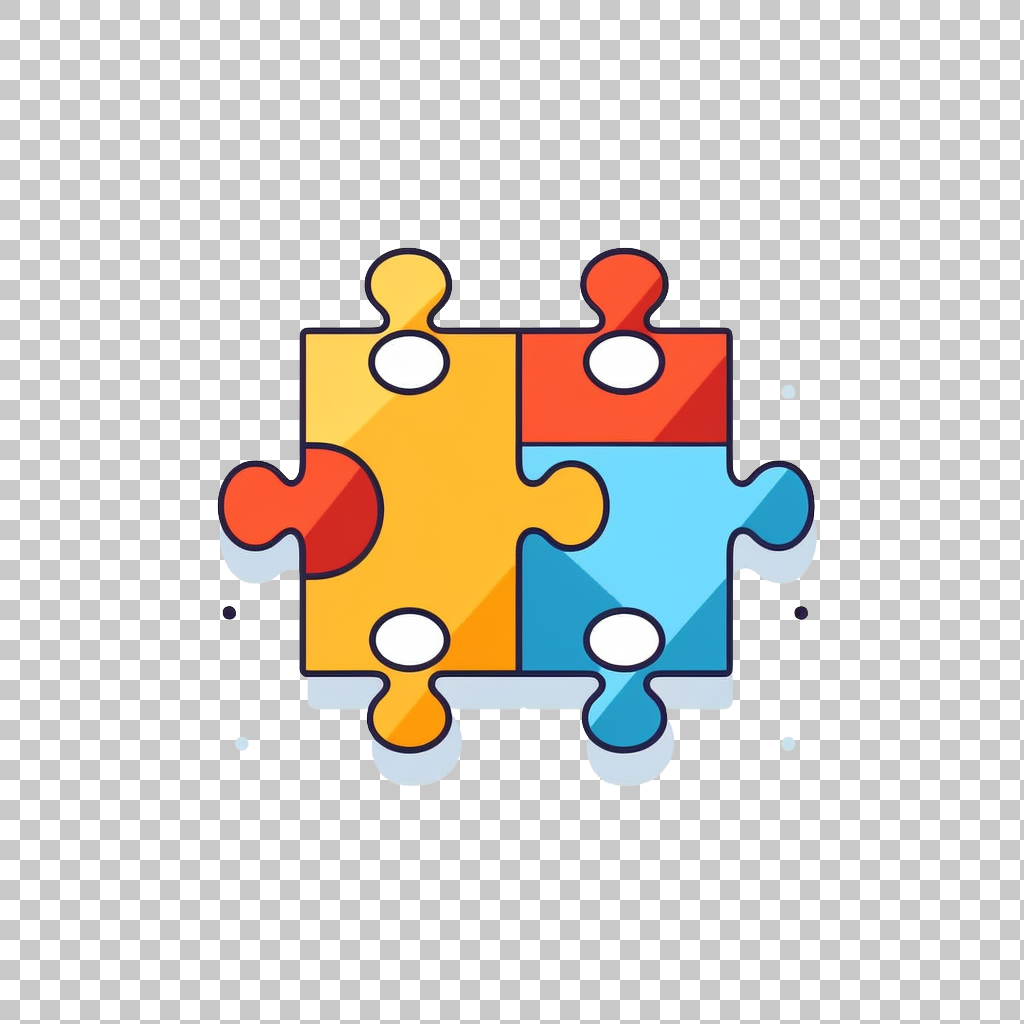 Puzzle Icon png, Abstract Puzzle Graphic, Logic Symbol