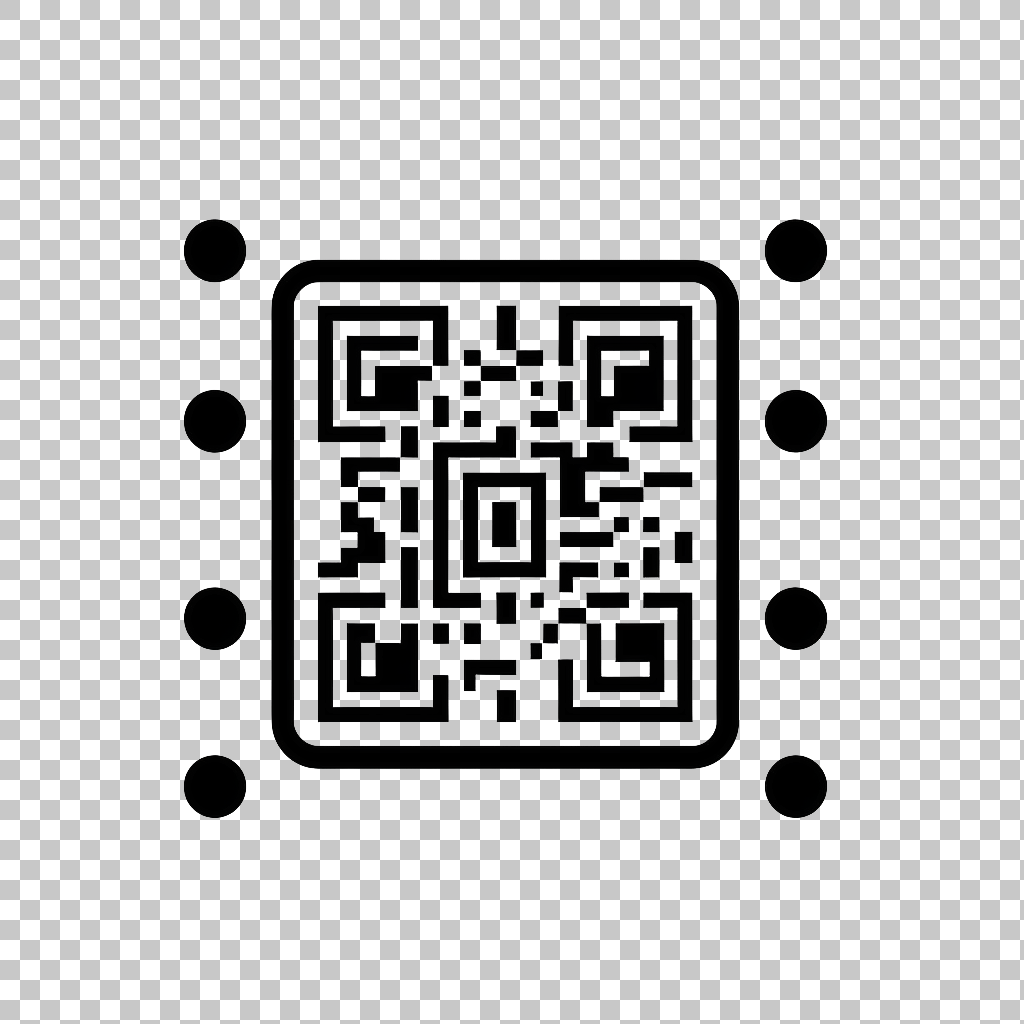 QR Code Illustration png, Information Matrix Symbol, Barcode Graphic