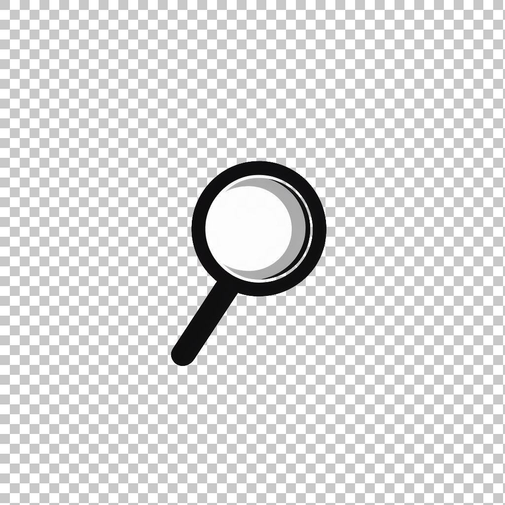 Magnifier Glass Icon png, Search Symbol, Find Illustration