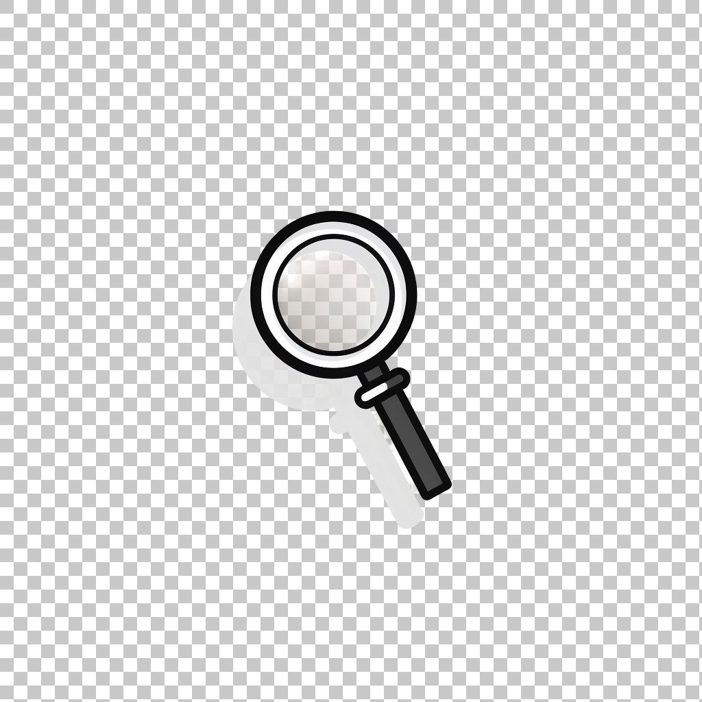Find Illustration Icon png, Magnifying Glass Symbol, Search Tool