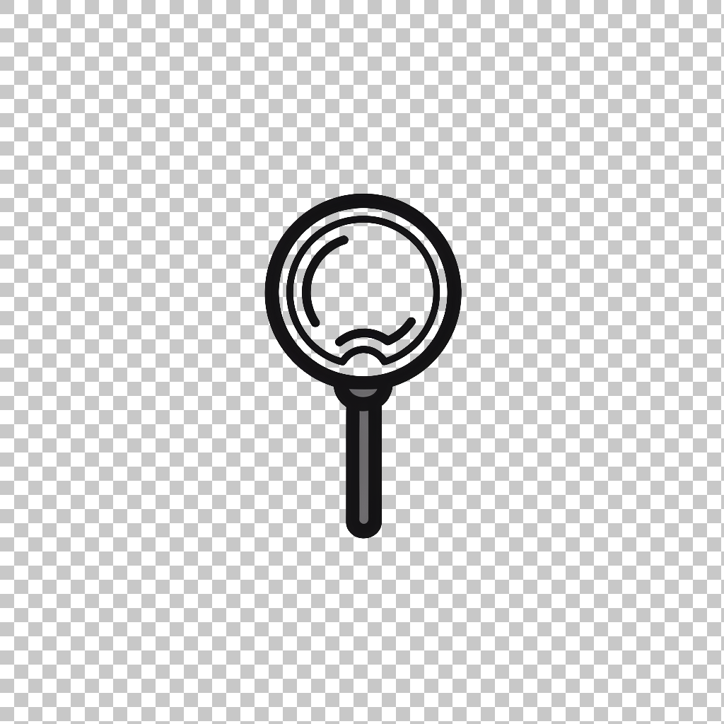 Search Symbol Icon png, Magnifying Glass Illustration, Find Tool