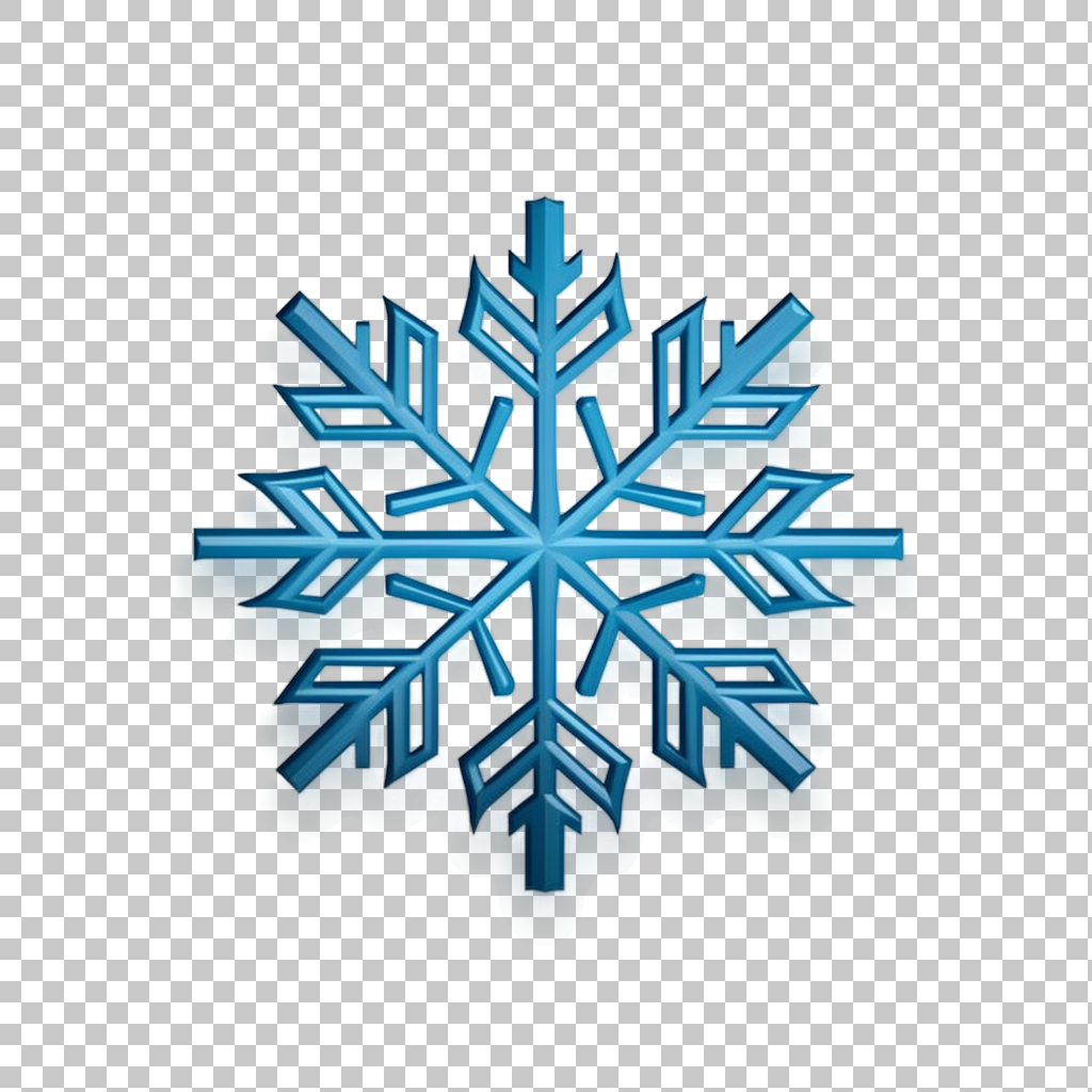 Snowflake Outline Icon png, Ice Crystal Symbol, Snow Illustration