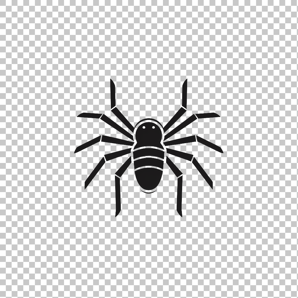Spider Symbol Icon png, Arachnid Symbol, Web Illustration